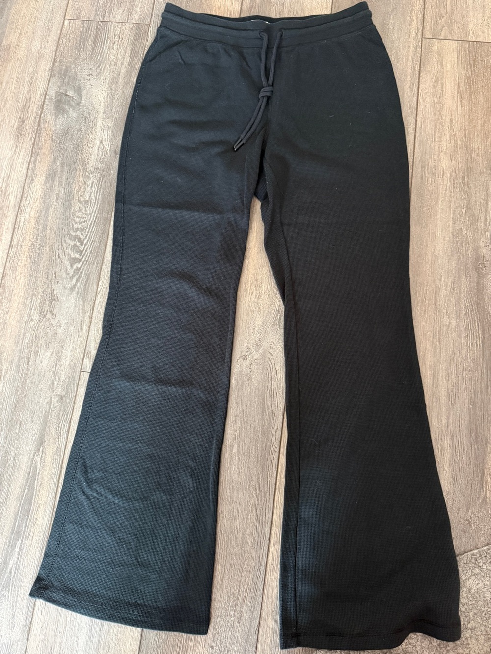 Sunday Best Black Flared Knitted Pants